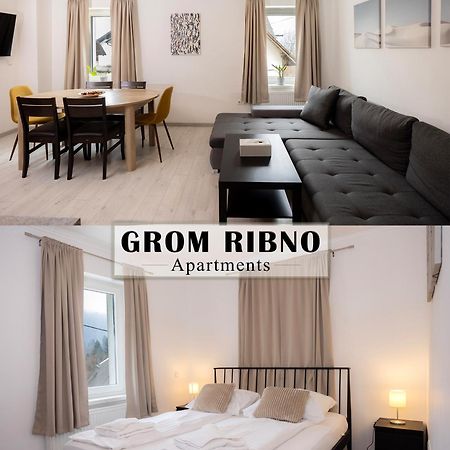 Grom Ribno Apartments ブレッド エクステリア 写真